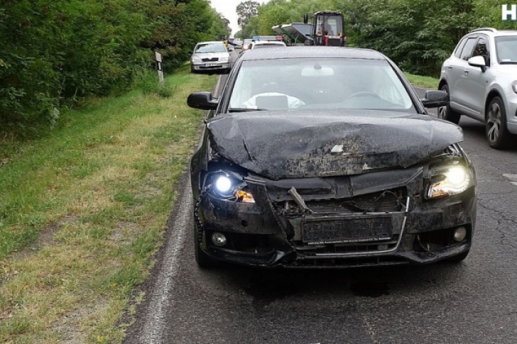 Egy 110 kilós vaddisznóval ütközött az Audi
