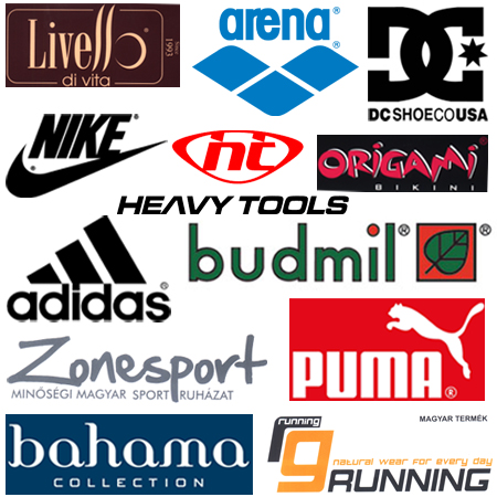 Sport shop márkák