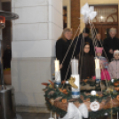 Felgyúlt a második gyertya is városunk adventi koszorúján