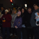 Felgyúlt a második gyertya is városunk adventi koszorúján