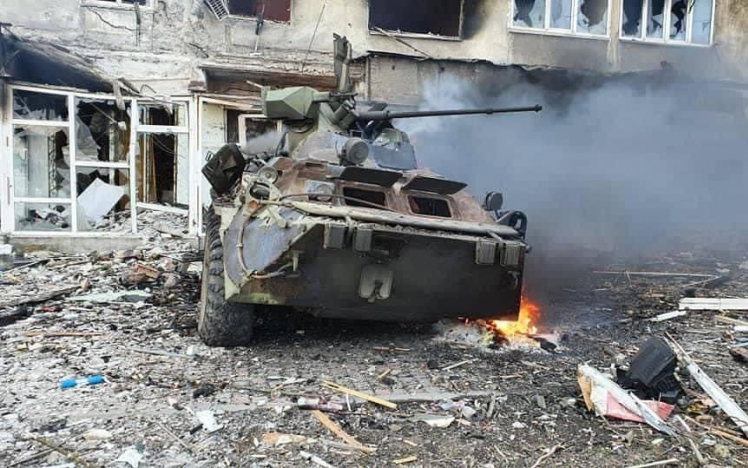 Orosz szóvivő: külföldi fegyverszállítmányokat semmisítettek meg Lvivben
