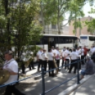 Kárpát-medencei önkéntes tűzoltózenekarok vonultak fel Félegyházán