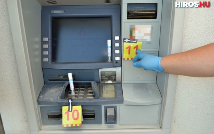 Bankjegykiadó automatát próbált feltörni egy férfi Kecskeméten