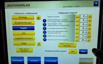 Újfajta jegyértékesítő automaták a Keleti pályaudvaron