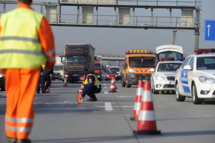 Óriási a dugó az M0-on