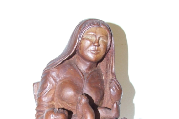 Paraszti életképek fafaragásokba öltözve