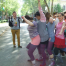 Bolondballagás Kiskunfélegyháza főutcáján