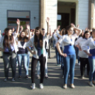 Bolondballagás Kiskunfélegyháza főutcáján