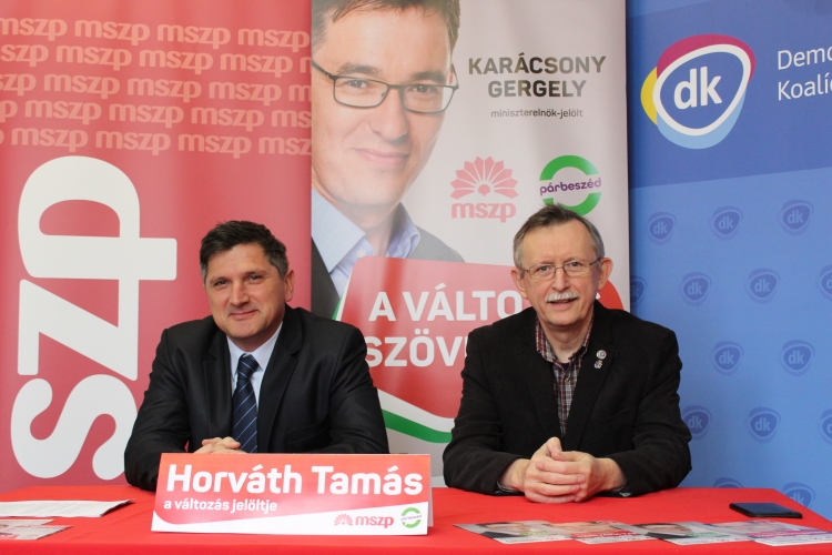 A Demokratikus Koalíció is Horváth Tamást támogatja választókerületünkben