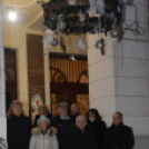 Felgyúlt a második gyertya is városunk adventi koszorúján