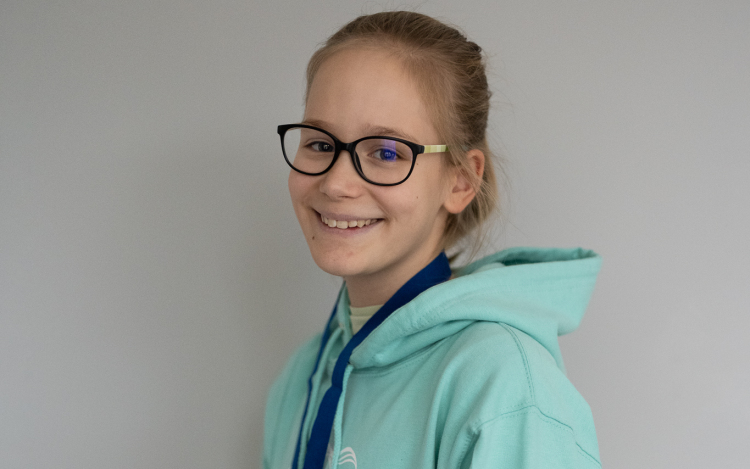 Anna az Uszonyosúszó Junior Világkupán