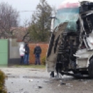 Két kamion ütközött Tiszaalpáron