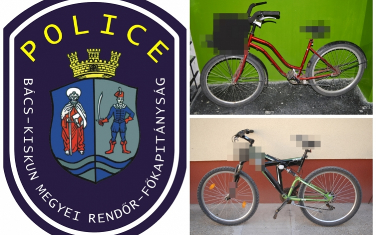 Kerékpárok tulajdonosait keresi a félegyházi rendőrség