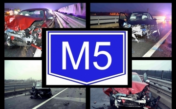 Halálos baleset az M5-ös autópályán - frissítve 
