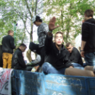 Bolondballagás Kiskunfélegyháza főutcáján