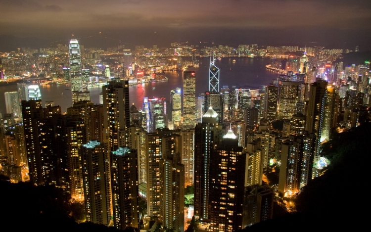 Sokkoló a fényszennyezettség Hongkongban