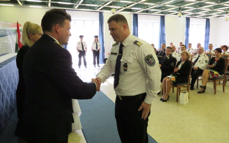 Jutalmat kaptak a félegyházi rendőrök