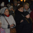 Felgyúlt a második gyertya is városunk adventi koszorúján