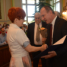 Városi kitüntetésben részesültek kimagasló munkát végző példaképeink