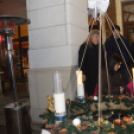 Felgyúlt a második gyertya is városunk adventi koszorúján