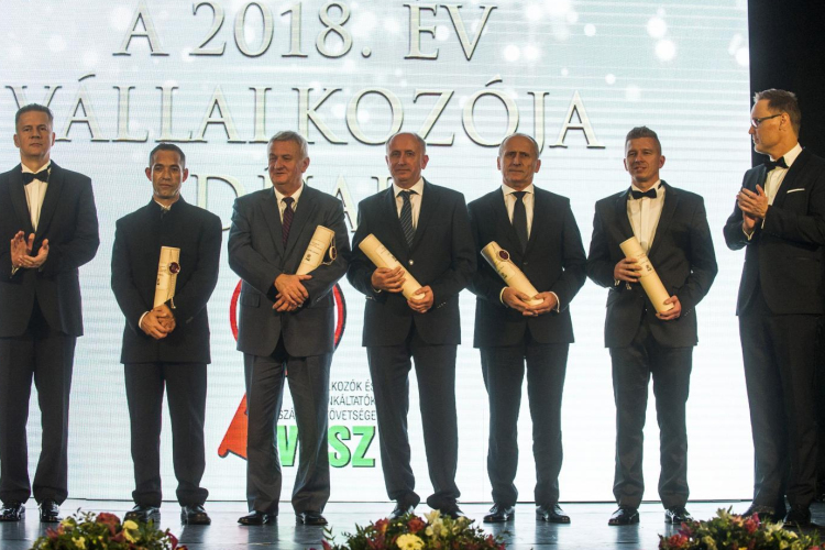 Kiemelkedő Társadalmi Szerepvállalásáért Díjat kapott Simó Mihály tűzoltó főtörzsőrmester 