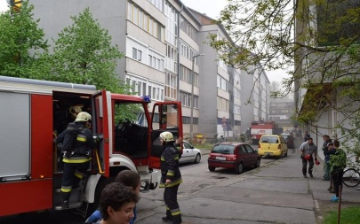 Tűz ütött ki a Kossuth utcán