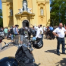 Áldásért jöttek Félegyházára a keresztény zarándok motorosok