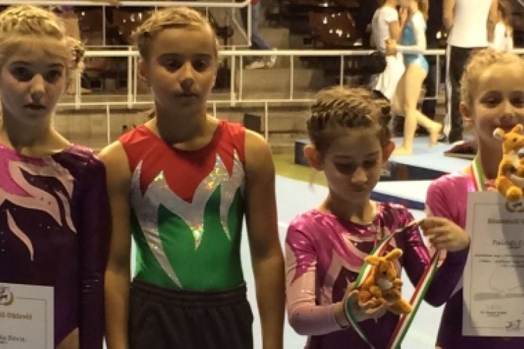 Tornászlányok sikere a budapesti OB-n 