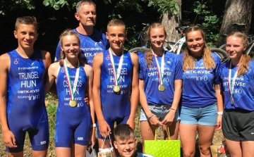 Tereptriatlon OB 3 arany, 1 ezüst