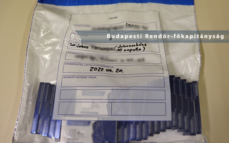 Óriási mennyiségű illegális gyógyszerrel kaptak el egy budapesti férfit
