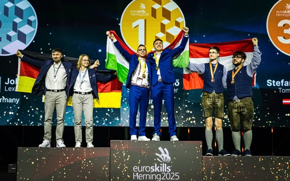 Aranyéremmel tért haza a PG öregdiákja a EuroSkills versenyről
