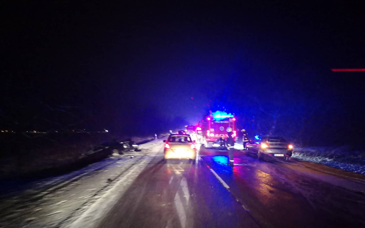 Figyelem! Baleset az E5-ös úton!