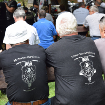 Motoros zarándoklat és emlékmű megáldása Petőfiszállás –Pálosszentkúton