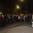 Felgyúlt a második gyertya is városunk adventi koszorúján
