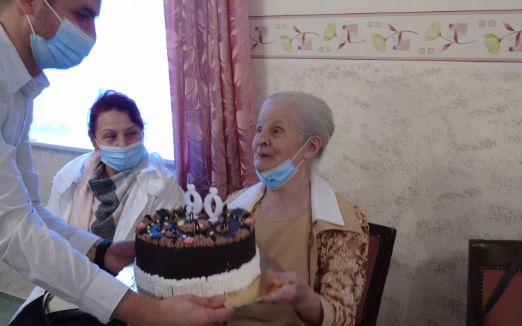 90. születésnapját ünnepelte Veronka néni