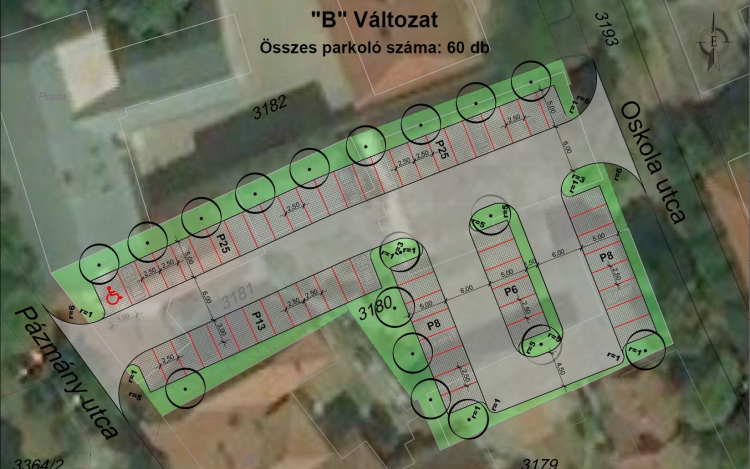 Évtizedekre megoldódik a parkolás a piac és a nagyposta körül