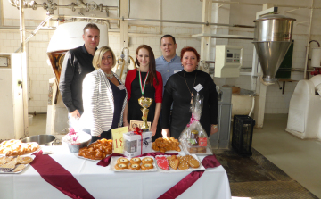 A mezgés diáklány negyedik lett az országos pék versenyen