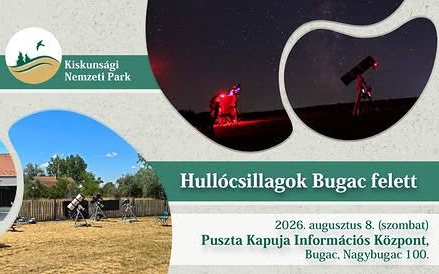 Hullócsillagok Bugac felett