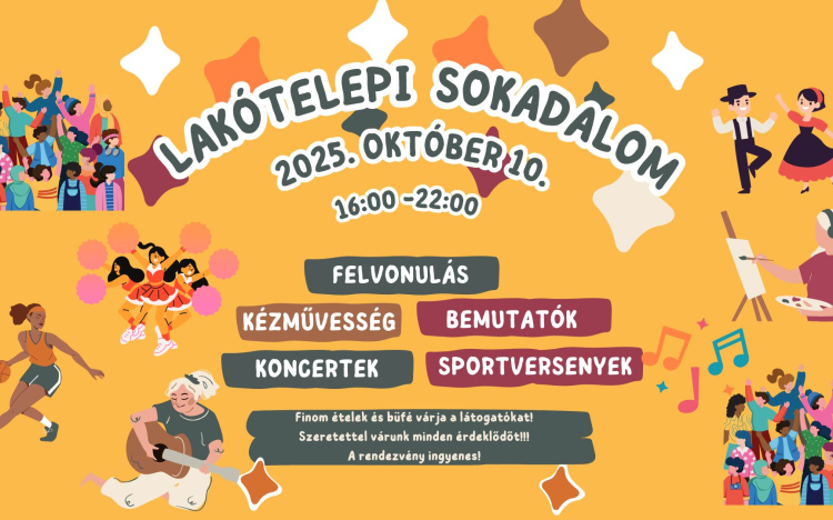 Őszi Lakótelepi Sokadalom várja a családokat Kiskunfélegyházán