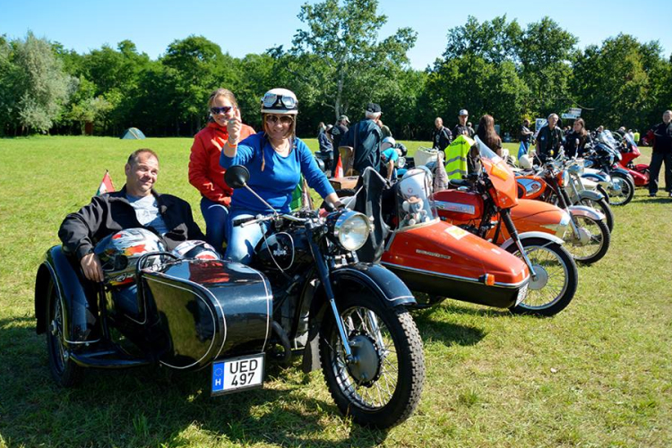 A tengeren túlról is érkeztek a III. Nemzetközi Oldalkocsis Találkozóra