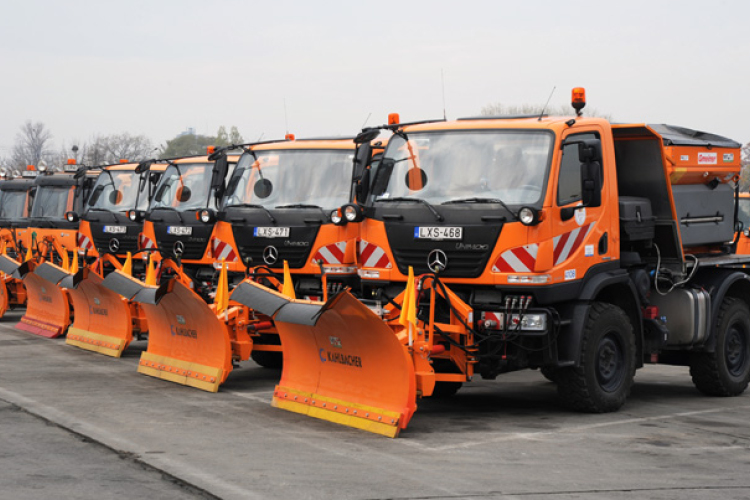 Csatasorba álltak a hókotrók