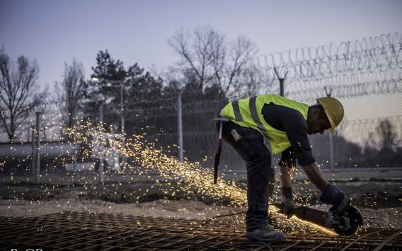 Jól halad a járványügyi kórház építése Kiskunhalason