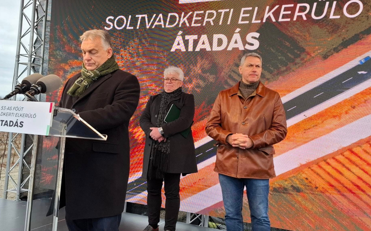 Egy álom megvalósulása: Soltvadkert elkerülő útjának ünnepélyes átadása