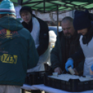 Régmúlt idők disznóvágási hangulatát idézték fel a városközpontban