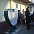 Kupakgyűjtő szívet helyeztek el a piaccsarnoknál