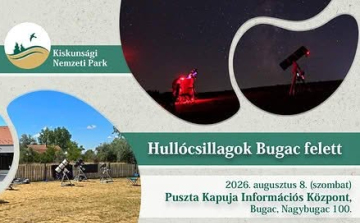 Hullócsillagok Bugac felett